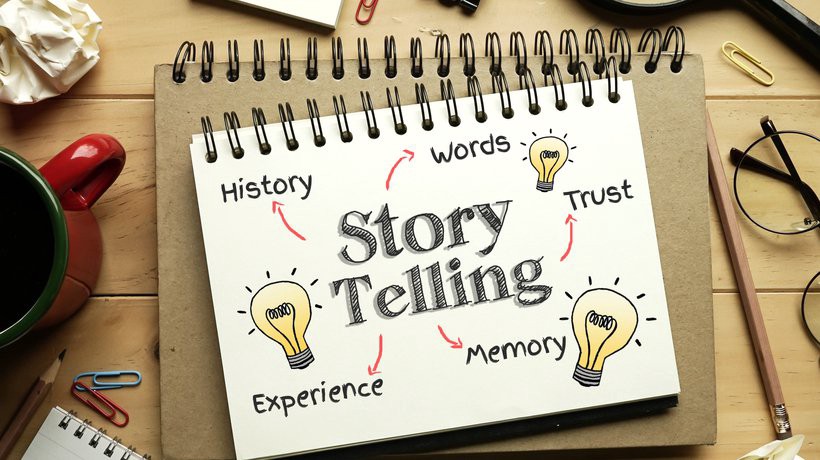 What is storytelling in simple terms?